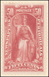 50c carmine newspaper stamp