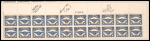 16c dark blue Air Service Emblem block of twenty