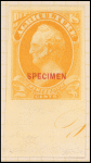 24c yellow Scott Specimen single