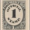 1c black numeral single