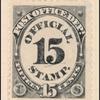 15c black numeral single