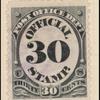 30c black numeral single