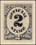 2c black numeral single
