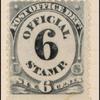 6c black numeral single