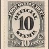10c black numeral single