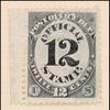 12c black numeral single