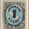 1c black numeral single