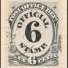 6c black numeral single