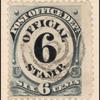 6c black numeral single