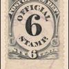6c black numeral single