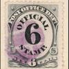 6c black numeral single