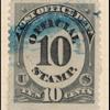 10c black numeral single