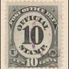 10c black numeral single
