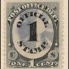 1c black numeral single