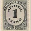 1c black numeral single