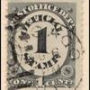 1c black numeral single