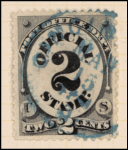 2c black numeral single