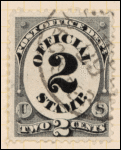 2c black numeral single