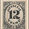 12c black post office department official single