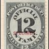 12c black numeral specimen single