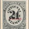 24c black numeral specimen single