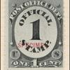 1c black numeral Specimen single