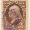 1c brown Franklin Treasury department official single