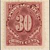 30c deep claret Postage Due single