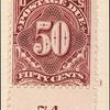 50c deep claret Postage Due single