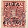 1c deep claret Postage Due single