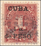 1c deep claret Postage Due single