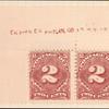 2c deep claret Postage Due pair