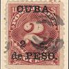 2c deep claret Postage Due single