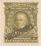 15c olive green Henry Clay single