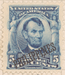 5c blue Abraham Lincoln single