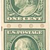 1c green Franklin pair