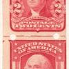 2c carmine Washington strip of four