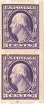 3c deep violet Washington pair
