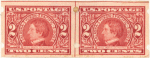 2c carmine Alaska Yukon Pacific Exposition pair