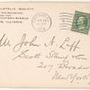 1c green Franklin pair on cover
