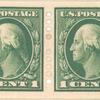 1c green Washington pair