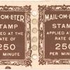 Demonstration Postage Stamp pair