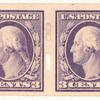 3c deep violet Washington pair