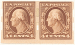 4c orange brown Washington pair