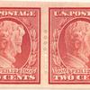2c carmine Lincoln Centenary of Birth pair