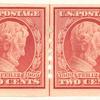 2c carmine Lincoln Centenary of Birth strip of four