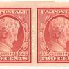 2c carmine Lincoln Centenary of Birth pair