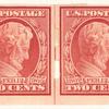 2c carmine Lincoln Centenary of Birth strip of four