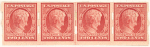 2c carmine Lincoln Centenary of Birth strip of four