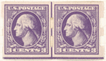 3c violet Washington pair